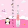 Детская Зубная Щетка Электрическая Звуковая с LED Подсветкой + 4 Насадки Seago SG513 Розовая