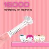 Детская Зубная Щетка Электрическая Звуковая с LED Подсветкой + 4 Насадки Seago SG513 Розовая