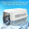 Переноска Для Котів та Собак 58*37*37 см Контейнер Для Авіа Перельотів та Транспортування Тварин з Металевими Кріпленнями та Дверями + Замок до 12 кг