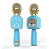 Караоке Мікрофон Портативний GDS006 Bluetooth Колонка Караоке з Динаміками Блакитний