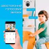 Бездротова Поворотна WIFI Камера Лампочка з Датчиком Руху та Нічним Баченням з ІЧ Підсвічуванням Full HD