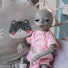 Силиконовая Коллекционная Кукла Реборн Инопланетянин Девочка Рипли ( Виниловая Кукла Пришелец ) Высота 35 см