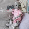 Силиконовая Коллекционная Кукла Реборн Инопланетянин Девочка Рипли ( Виниловая Кукла Пришелец ) Высота 35 см