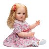 Силиконовая Коллекционная Кукла Реборн Reborn Девочка Лили Полностью Анатомическая ( Виниловая Кукла ) Высота 55 см