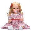 Силиконовая Коллекционная Кукла Реборн Reborn Девочка Лили Полностью Анатомическая ( Виниловая Кукла ) Высота 55 см