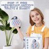 Электронный Поп Ит Интерактивный Беспроводной Детская Игрушка Антистресс Pop It Портативный 4 Режима + Подсветка Космонавт Синий 