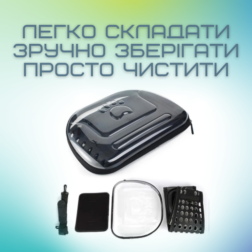 Сумка Переноска Для Небольших Домашних Животных и Грызунов до 2 кг Складная Сумка Переносная Для Попугаев Хомячков Шиншилл 35*20 см Чёрная Zmaker