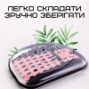 Сумка Переноска Для Грызунов и Небольших Животных до 2 кг Складная Сумка Для Попугаев Сурикатов Хорьков 35*20 см Розовая