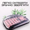 Сумка Переноска Для Грызунов и Небольших Животных до 2 кг Складная Сумка Для Попугаев Сурикатов Хорьков 35*20 см Розовая