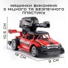 Швидкісна Машинка на Пульті Управління Гоночна на Акумуляторі Стріляє Орбізами з LED Підсвічуванням Червона