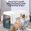 Переноска Контейнер Для Собак и Кошек 48*32*30 см с Металлическими Креплениями + Замок по Стандартам IATA Для Авиа Перевозок и Транспортировки Животных до 9 кг Серый