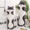 Мягкая Игрушка Подушка Обнимашка Кот Батон Большой Антистресс 150 см Серый