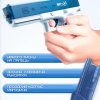 Водный Пистолет Электрический Глок Детский Аккумуляторный + Две Обоймы Glock 18 Синий