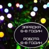 Ліхтар Світильник Для Саду 2 Гілки LED Лампи Декоративні Водонепроникні IPX5 Для Клумби на Дачу 2в1 на Сонячній Батареї з Датчиком Світла YIIOT