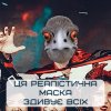 Реалістична Маска Динозавра 3Д Мікрораптор Для Дітей та Дорослих з Рухомою Щелепою Jurassic World Dominion