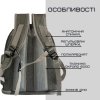 Прозорий Рюкзак Переноска Для Котів 42*34*27 см Сумка з Ілюмінатором Для Перевезення Тварин до 7 кг MoorPet Сіра
