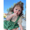 Силиконовая Коллекционная Кукла Реборн Reborn Девочка Сильвия (Виниловая Кукла) Высота 60 см