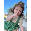 Силиконовая Коллекционная Кукла Реборн Reborn Девочка Сильвия (Виниловая Кукла) Высота 60 см