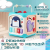 Развивающая Игрушка Сортер для Детей Интерактивный Бизикуб 6в1 Звуковой с Музыкой и Пианино Голубой