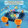 Детский Развивающий Игровой Набор Рыбалка на Магнитах Интерактивная с Двумя Удочками 28 Предметов Синяя
