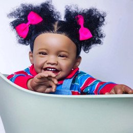 Силиконовая Коллекционная Кукла Реборн Reborn Девочка Джеки (Виниловая Кукла) Высота 60 см