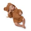 Силиконовая Коллекционная Кукла Реборн Reborn Девочка Тедди Полностью Анатомическая (Виниловая Кукла) Высота 50 см