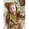 Силиконовая Коллекционная Кукла Реборн Reborn Девочка Тедди Полностью Анатомическая (Виниловая Кукла) Высота 50 см