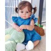 Силиконовая Коллекционная Кукла Реборн Reborn Девочка Бекки (Виниловая Кукла) Высота 60 см