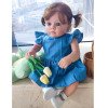 Силиконовая Коллекционная Кукла Реборн Reborn Девочка Бекки (Виниловая Кукла) Высота 60 см