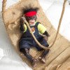 Силиконовая Коллекционная Кукла Реборн Обезьяна Мальчик Чип (Виниловая Кукла Обезьяна) Высота 40 см