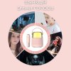 Портативная Детская Мини Караоке Система Для Дома Блютуз Колонка с Беспроводным Микрофоном и LED Подсветкой Y1 Розовая