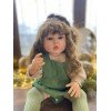 Силиконовая Коллекционная Кукла Реборн Полностью Анатомическая Reborn Девочка Сильвия (Виниловая Кукла) Высота 55 см
