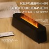Аромадифузор с Имитацией Огненного Пламя Ультразвуковой USB Увлажнитель Воздуха с LED Подсветкой 3в1 Ночник для Детей Черный