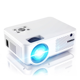 Портативный WIFI Мини LED Проектор 2800 Lumen Full HD 1920*1280 P с Динамиком Cheerlux С9 Белый Cheerlux