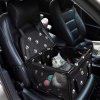 Сумка Переноска в Авто для Собак і Котів Каркасна Складна на 12 Трубок Автокрісло Сидіння для Перевезення Тварин Чорне