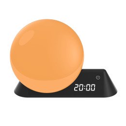 Умный Смарт Ночник Будильник Wake-Up Light Лампа с Имитацией Рассвета и LED Подсветкой + Встроеные Звуки Природы и Bluetooth 