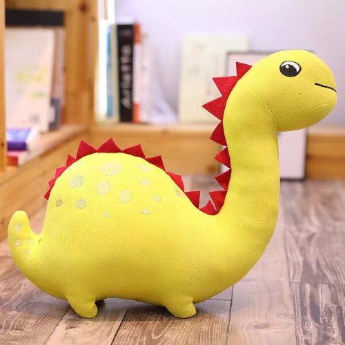 Коллекционная Мягкая Игрушка Плюшевый Динозавр Желтый 30 см Combuy