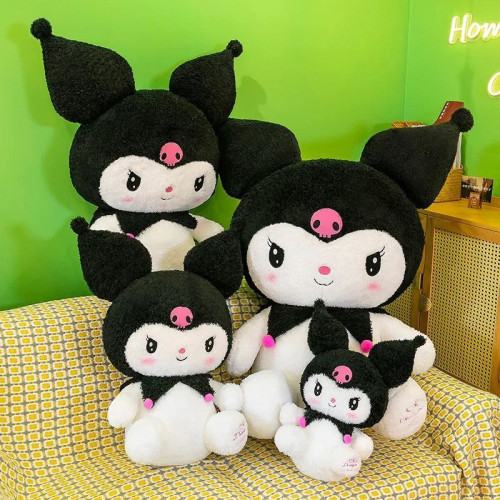Большая Плюшевая Аниме Игрушка Мягкая Куроми Черно-Белая Hello Kitty 95 см Hello Kitty