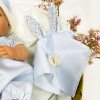 Испанская Виниловая Кукла Новорождённый Младенец RN DOU DOU Анатомический Мальчик Пупс в Коробке Nines d`Onil 37 см
