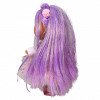 Испанская Виниловая Кукла Миа Шарнирная Девочка Mia Glitter с Фиолетовыми Волосами Nines d`Onil 30 см