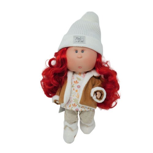 Испанская Виниловая Кукла Миа Девочка с Красными Волосами Нинес Mia Аutumn Nines d`Onil 30 см Nines d'Onil