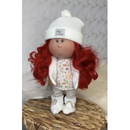 Испанская Виниловая Кукла Миа Девочка с Красными Волосами Нинес Mia Аutumn Nines d`Onil 30 см
