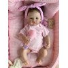 Коллекционная Силиконовая Кукла Реборн Reborn Анатомическая Девочка Пупс с Волосами Жасмин (Виниловая Кукла) 45 см