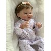 Коллекционная Силиконовая Кукла Реборн Младенец Анатомическая Новорождённая Девочка Брюнетка Мари (Виниловая Кукла) 45 см