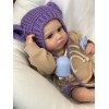 Силиконовая Коллекционная Кукла Реборн Пупс Reborn Новорожденная Девочка Младенец Менни (Виниловая Кукла) 50 см
