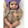 Силиконовая Коллекционная Кукла Реборн Пупс Reborn Новорожденная Девочка Младенец Менни (Виниловая Кукла) 50 см