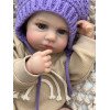 Силиконовая Коллекционная Кукла Реборн Пупс Reborn Новорожденная Девочка Младенец Менни (Виниловая Кукла) 50 см