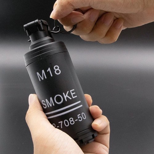 Автоматическая Детская Игрушечная Граната M18 Дымовая для Орбизов Многоразовая Черная Combuy