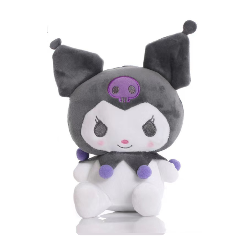 Мягкая Аниме Игрушка Плюшевая Куроми Серая 25 см Hello Kitty