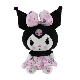 Плюшева Іграшка Куромі М'яка з Аніме Чорна в Рожевій Сукні 25 см Hello Kitty